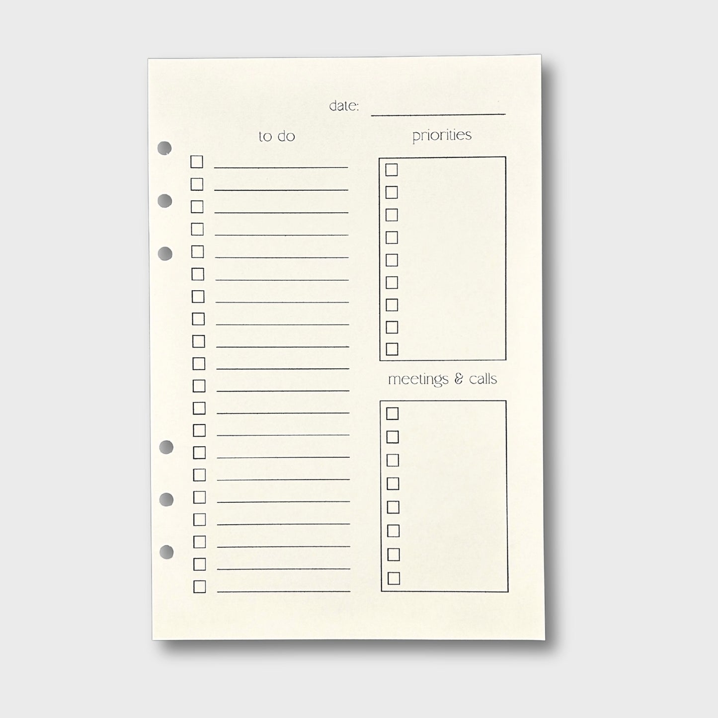 To-Do List Planner Sheets