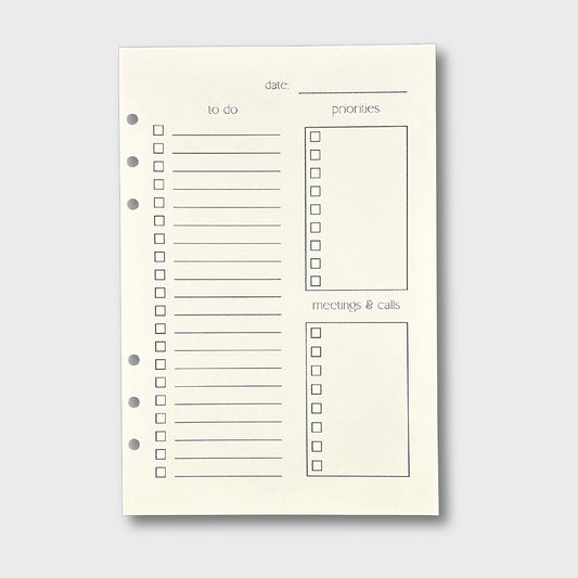 To-Do List Planner Sheets