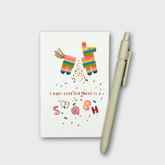 Pinata Birthday Card