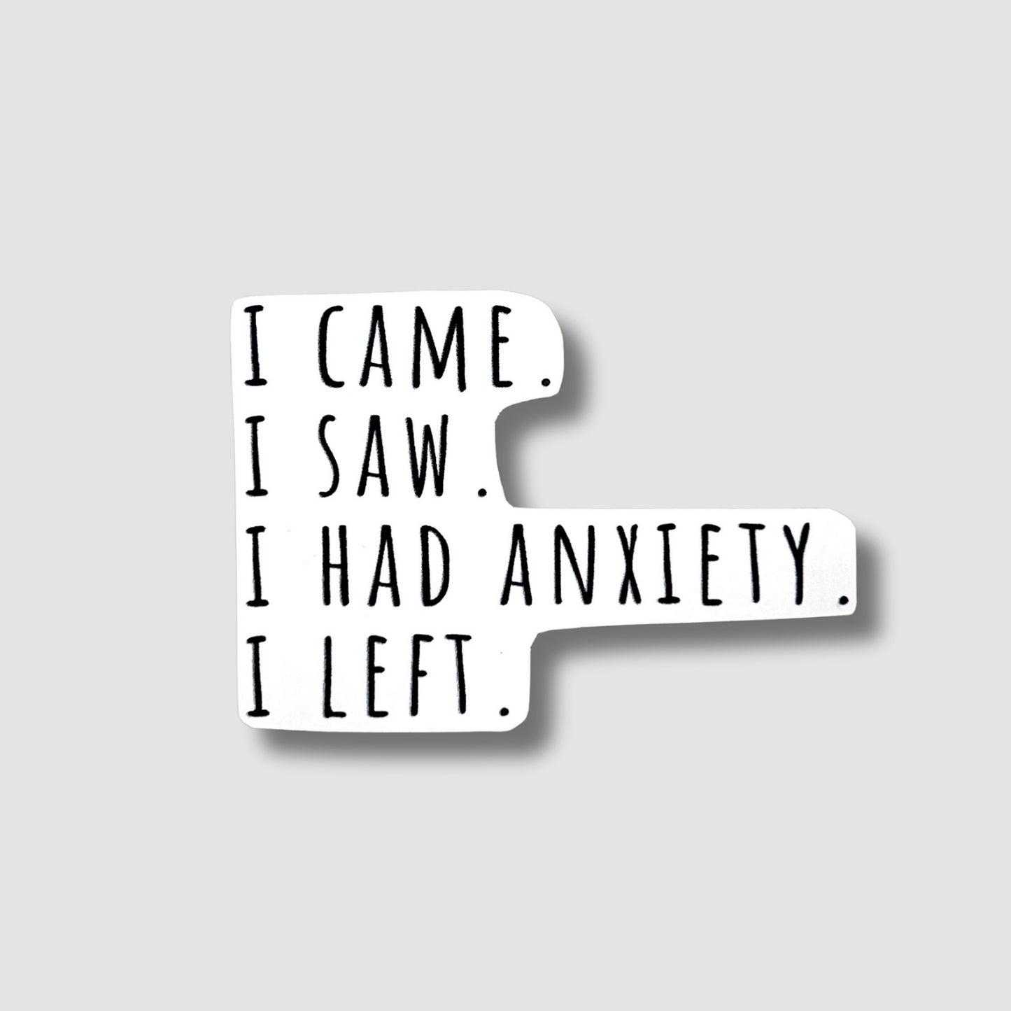 Anxiety Sticker