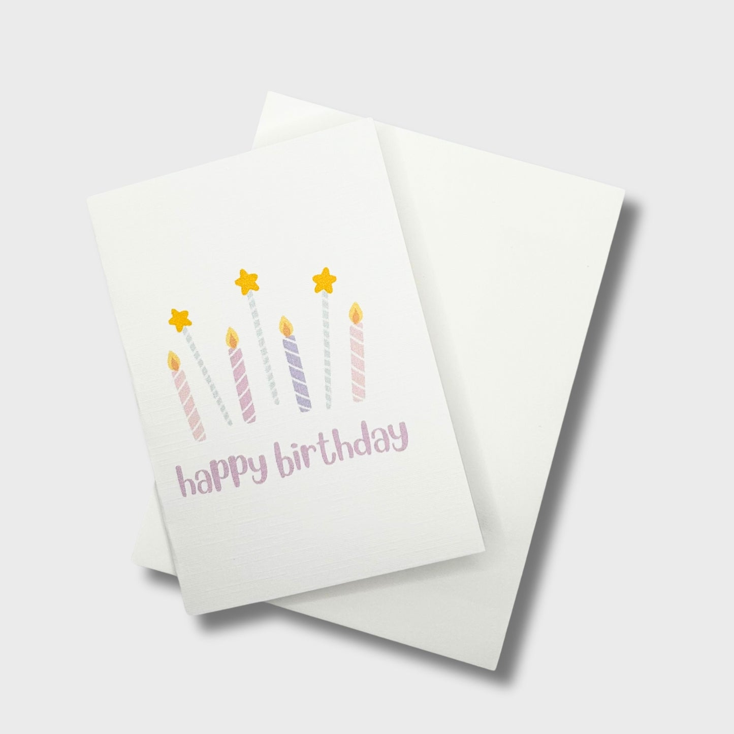 Birthday Candles Greeting Card