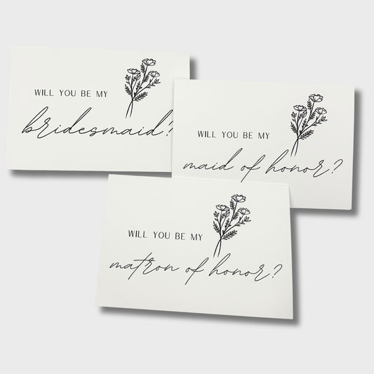 Bridesmaid Proposal Card Pack