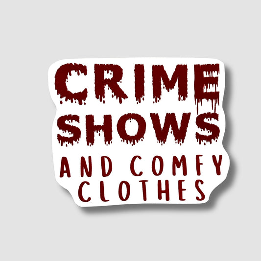 Crime Shows Sticker