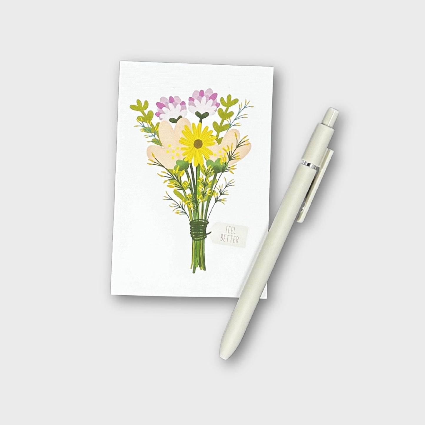 Feel Better Flower Bouquet Get Well Greeting Card