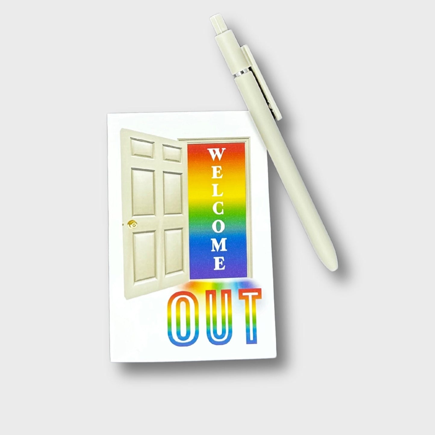 Welcome Out Gay Lesbian Coming Out Greeting Card