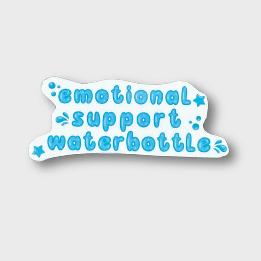 Emotional Support Water Bottle Sticker