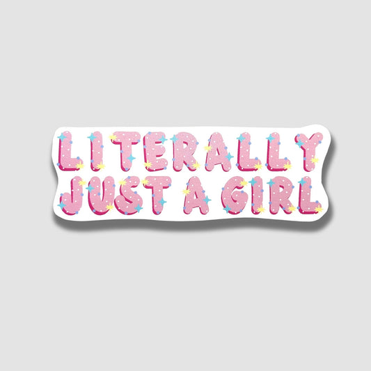 Just A Girl Sticker