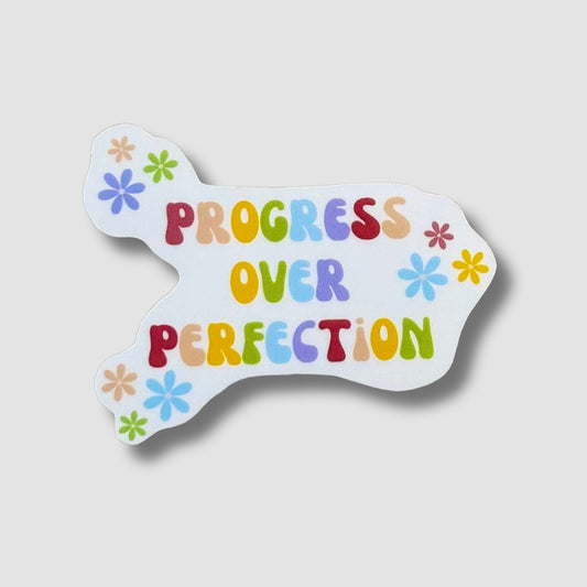 Progress Over Perfection Sticker