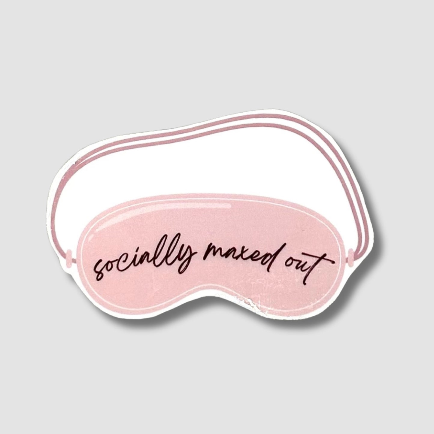 Socially Maxed Out Sticker