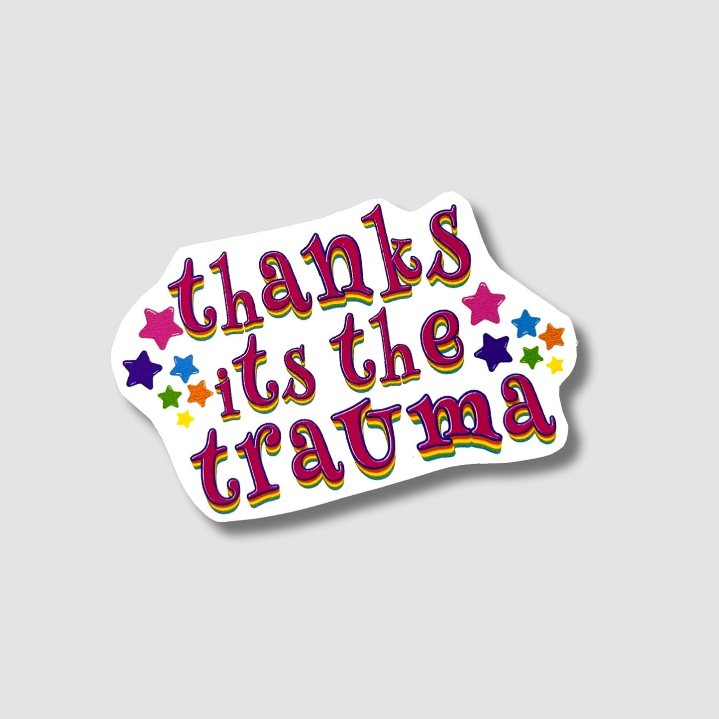 Trauma Sticker